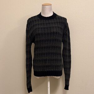 Naadam Black and Green‎ Men’s Wool/Cashmere Sweater Size XS